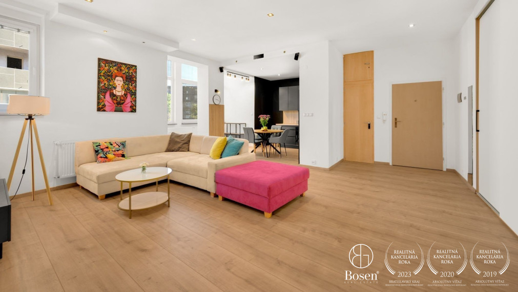 BOSEN I Prenájom priestranného 4-izbového bytu, Záhradnícka, 108 m²