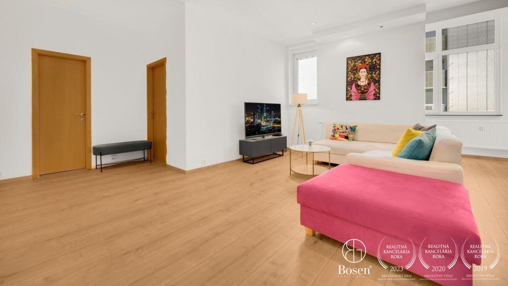 BOSEN I Prenájom priestranného 4-izbového bytu, Záhradnícka, 108 m²