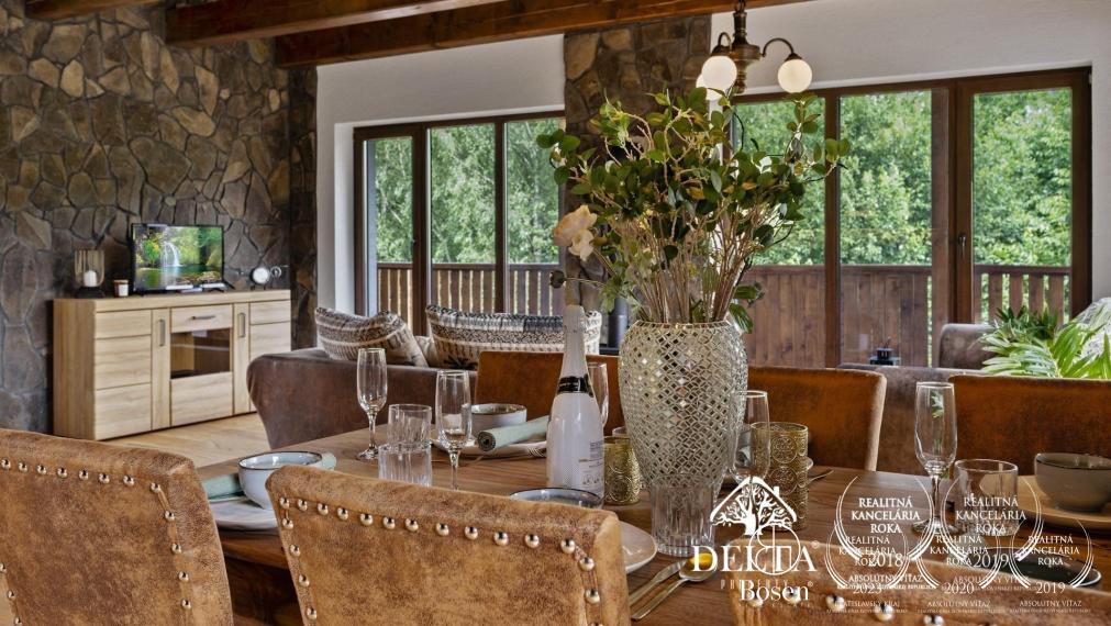 PREDANÉ BOSEN | Nadštandardná 5 izbová rekreačná chata neďaleko strediska Krahule a Skalka