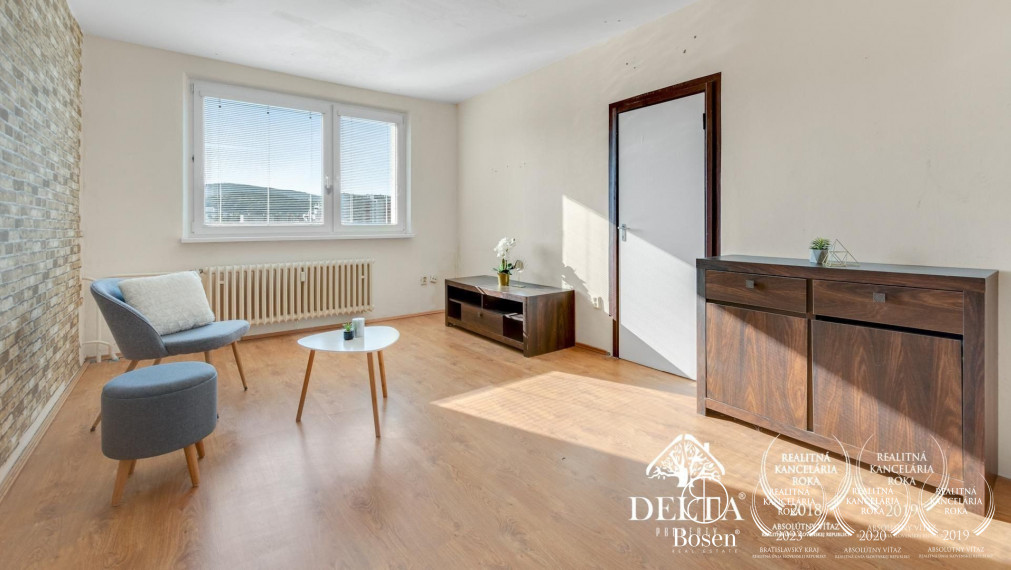 PREDANÉ - DELTA | 3 izbový byt s balkónom a pekným výhľadom, Dúbravka - Bratislava