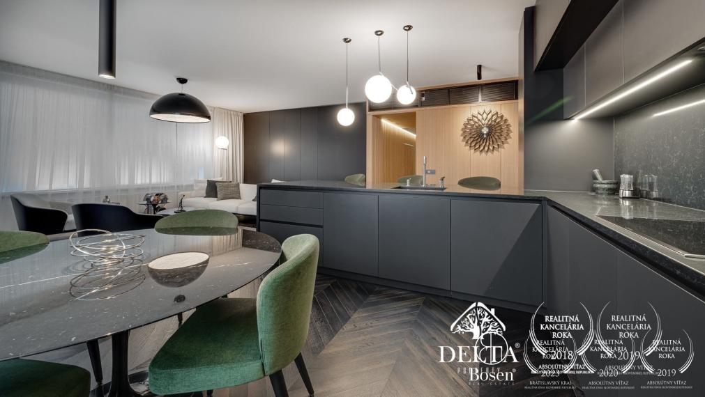 BOSEN |  Predaný luxusný 4 izbový byt, City House, Ružinov, 150 m2