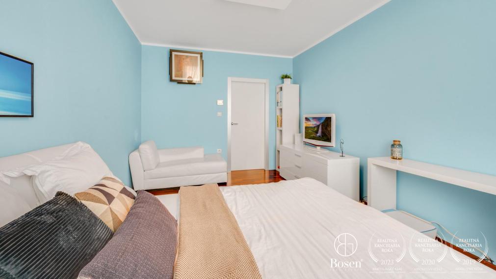 BOSEN | PREDANÉ: 2 izbový byt s výhľadom na Bratislavu, Karlova Ves, Kresánkova ul.