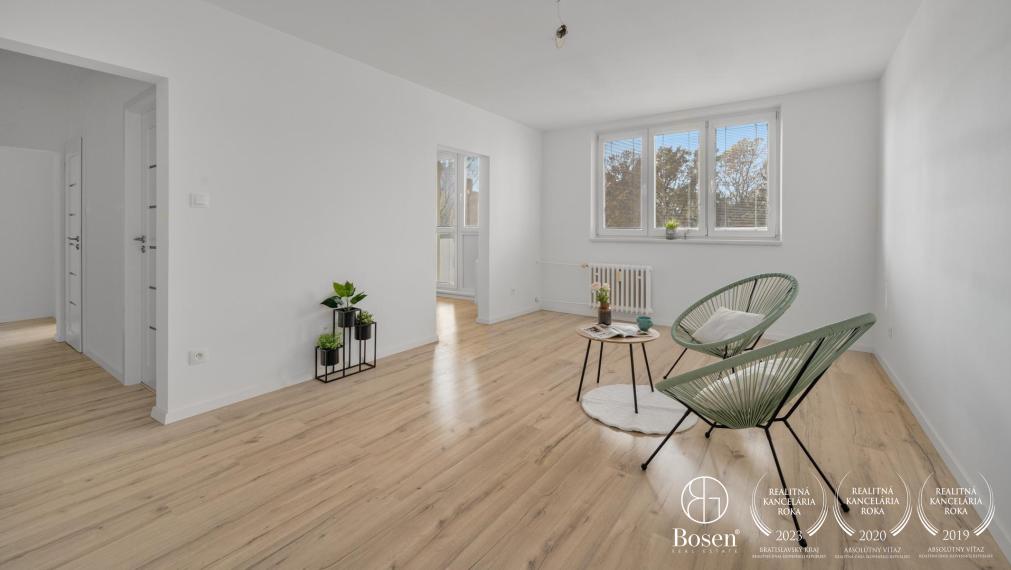 PREDANÉ - BOSEN | 3 izbový byt po kompletnej rekonštrukcii, Ružinov - Bratislava