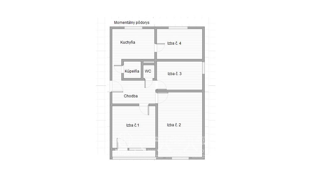 PREDANÉ - 4 izbový byt, Kráľová pri Senci