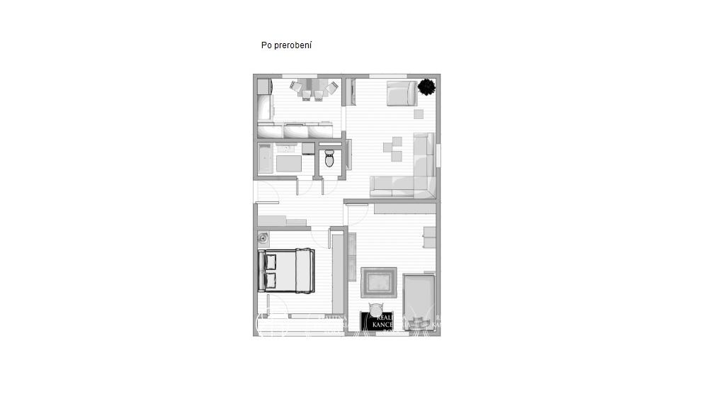 PREDANÉ - 4 izbový byt, Kráľová pri Senci