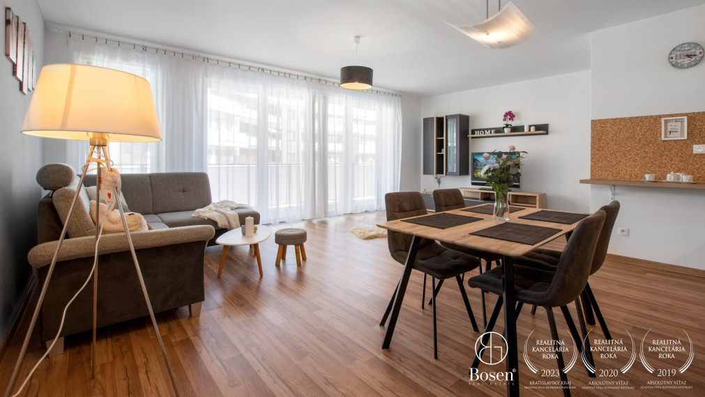 BOSEN | zariadený 3 izbový byt s parkingom, Orechová, Dunajská Lužná, GREEN VILLAGE, 97,45 m2