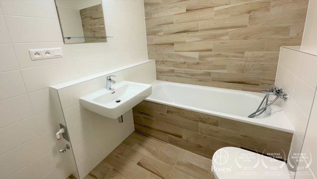 BOSEN | PPRENAJATÉ nezariadený 2 izbový klimatizovaný byt v novostavbe NUPPU, Hraničná, Ružinov, 50 m2