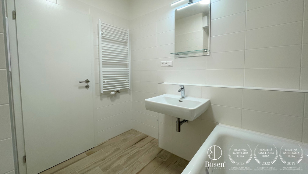 BOSEN | PPRENAJATÉ nezariadený 2 izbový klimatizovaný byt v novostavbe NUPPU, Hraničná, Ružinov, 50 m2