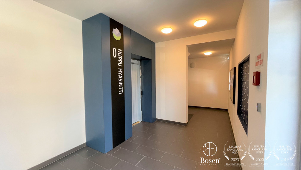 BOSEN | PPRENAJATÉ nezariadený 2 izbový klimatizovaný byt v novostavbe NUPPU, Hraničná, Ružinov, 50 m2