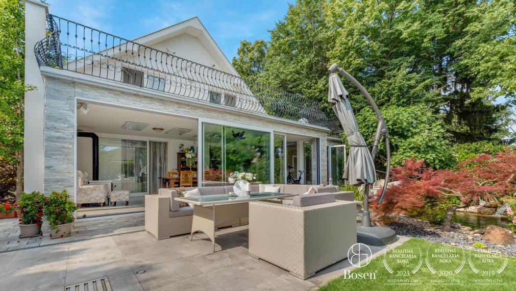 PREDANÉ | BOSEN | Nadštandardný 5 izb. RD so zimnou záhradou a bazénom, Kvetná, Dunajská Lužná