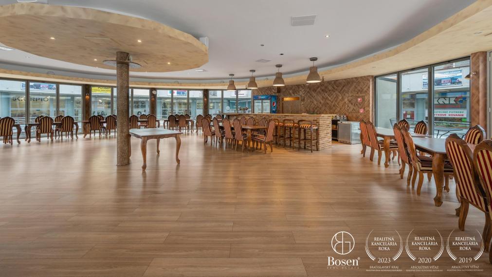 BOSEN | !!BEZ ODSTUPNÉHO!! odstúpenie kompletne zariadenej reštaurácie . Hálkova, Nové Mesto 876m2