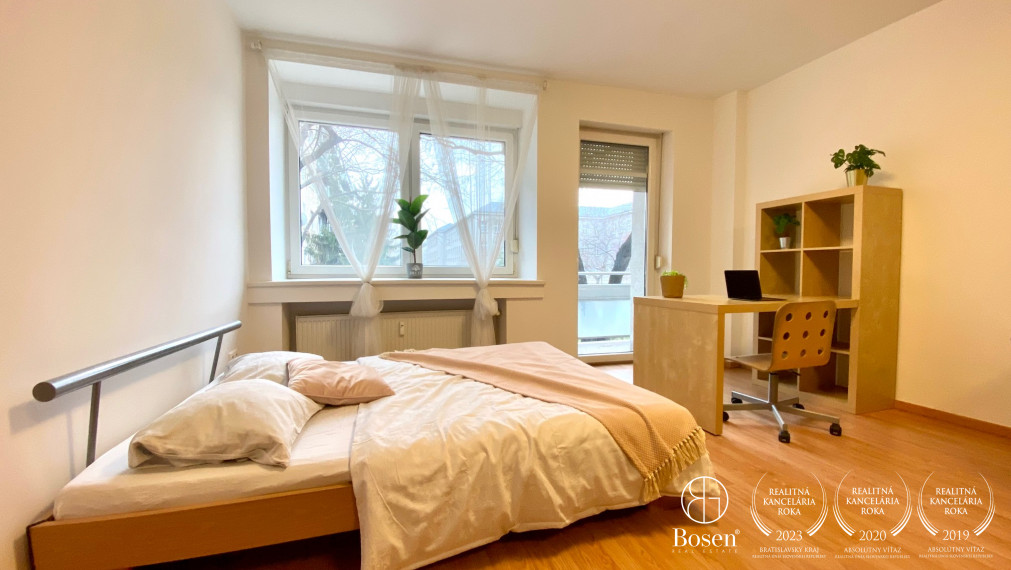 PRENAJATÉ BOSEN |  Veľkorysý 3,5 i byt, Záhradnícka, Staré Mesto, 92 m2