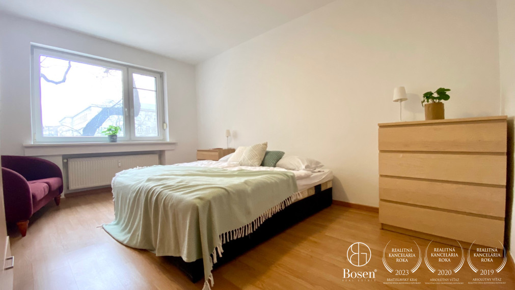 PRENAJATÉ BOSEN |  Veľkorysý 3,5 i byt, Záhradnícka, Staré Mesto, 92 m2