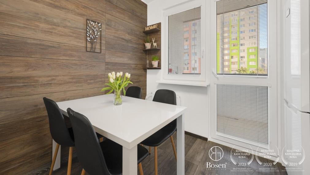 BOSEN | REZERVOVANÝ 3 izbový byt s loggiou, kompletná rekonštrukcia, Petržalka, 69 m2