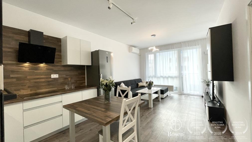 PRENAJATÉ: BOSEN | NUPPU - Zariadený 2kk byt v novostavbe, Ružinov