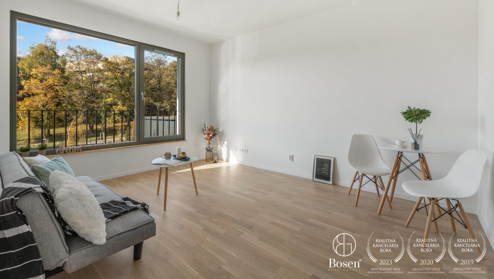BOSEN | 2 izbový byt v projekte CUBICON GARDENS, R. Mocka, Karlova Ves, 44 m2