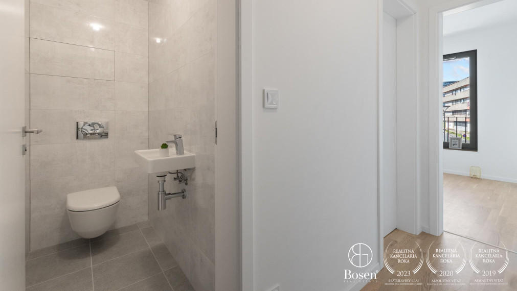 BOSEN | 2 izbový byt v projekte CUBICON GARDENS, R. Mocka, Karlova Ves, 44 m2