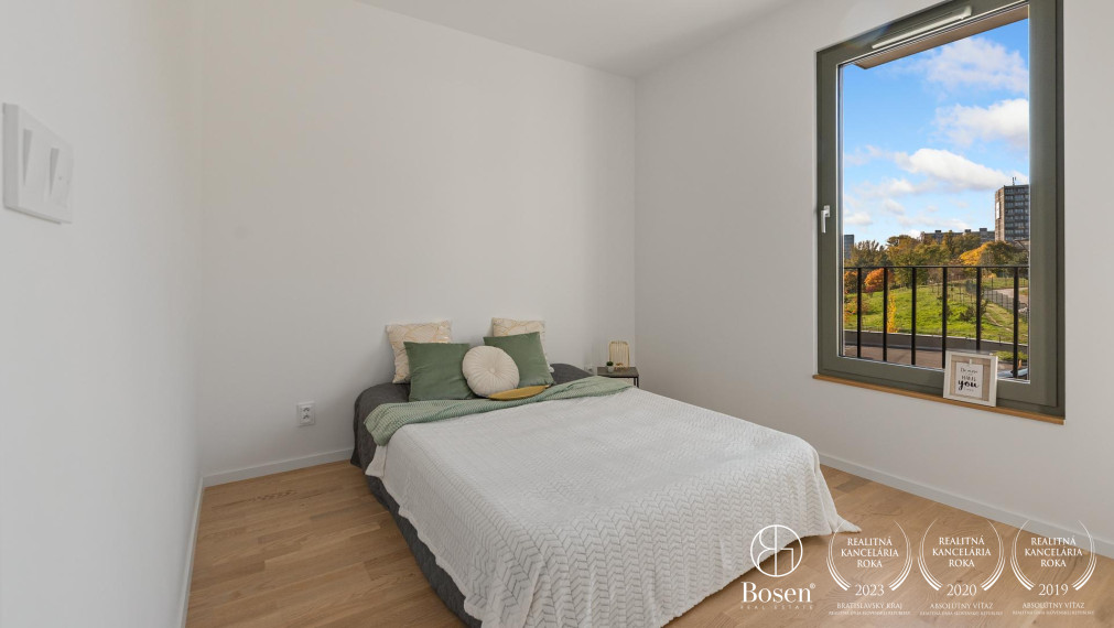 BOSEN | 2 izbový byt v projekte CUBICON GARDENS, R. Mocka, Karlova Ves, 44 m2