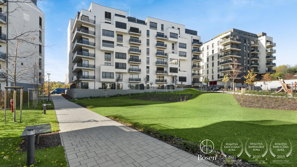 BOSEN | 2 izbový byt v projekte CUBICON GARDENS, R. Mocka, Karlova Ves, 44 m2