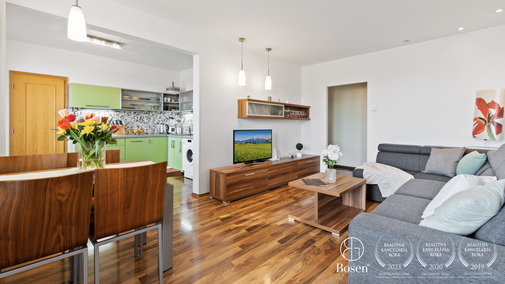 BOSEN | PREDANÉ: Pekný 3 izbový byt s lodžiou, Lackova ul., Bratislava - Karlova Ves