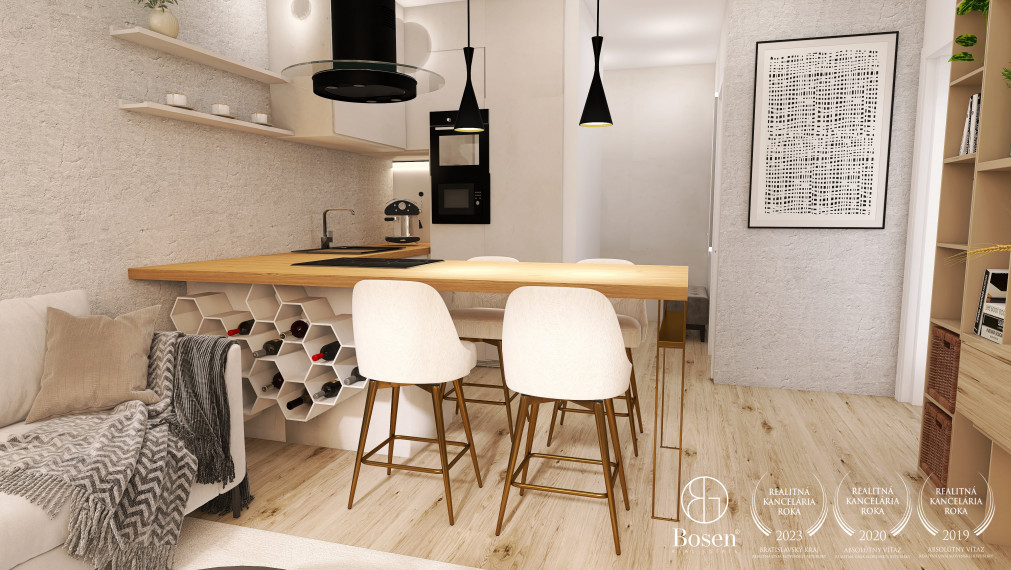 BOSEN | PREDANÉ: Discovery Residence - 2kk byt v novostavbe na 21.np, Ružinov