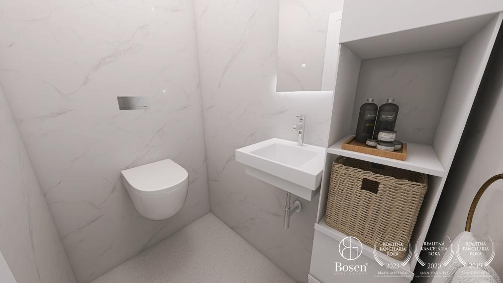 BOSEN | PREDANÉ: Discovery Residence - 2kk byt v novostavbe na 21.np, Ružinov