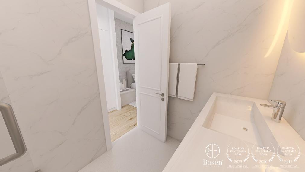 BOSEN | PREDANÉ: Discovery Residence - 2kk byt v novostavbe na 21.np, Ružinov