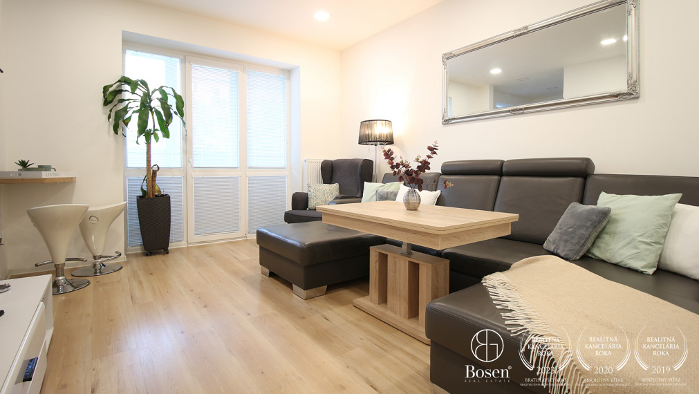 BOSEN | 2 - izbový byt, na prenájom s loggiou 14 m2, Karadžičova, Bratislava