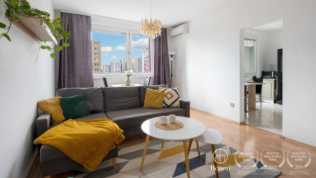 PREDANÉ: BOSEN | Zariadený 3 izb. byt s výbornou dispozíciou, Petržalka, 73 m2