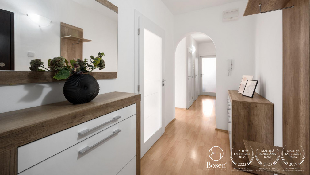 PREDANÉ: BOSEN | Zariadený 3 izb. byt s výbornou dispozíciou, Petržalka, 73 m2