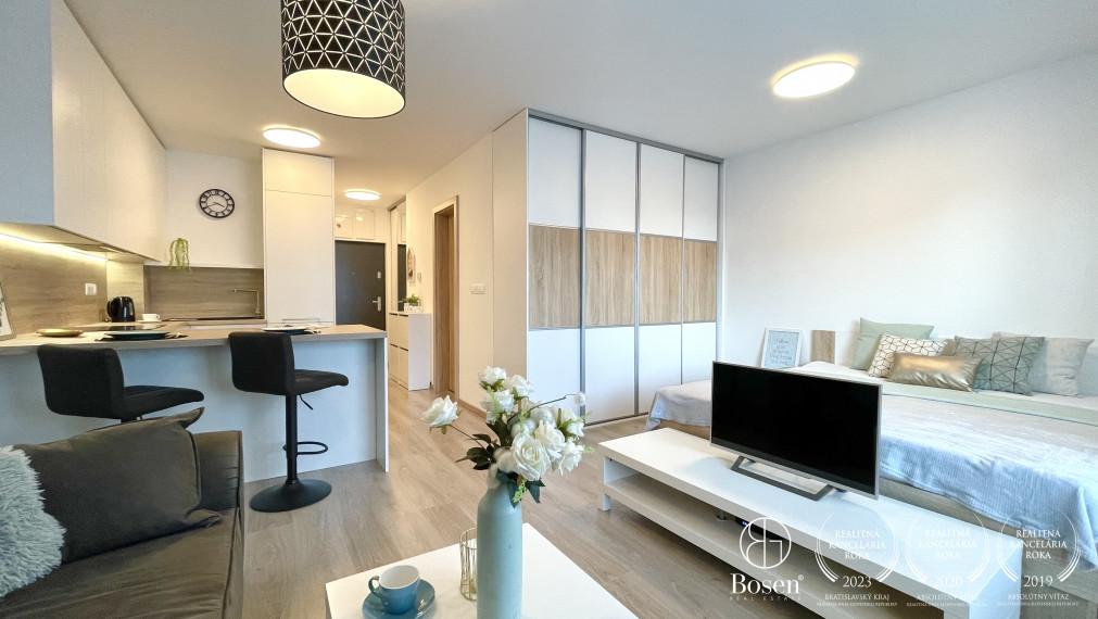 BOSEN | Prenájom moderný 1,5 izbový byt, Agátová, 36,17 m2
