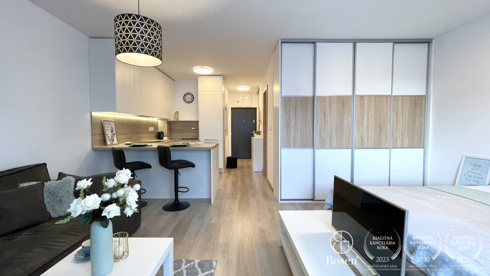 BOSEN | Prenájom moderný 1,5 izbový byt, Agátová, 36,17 m2