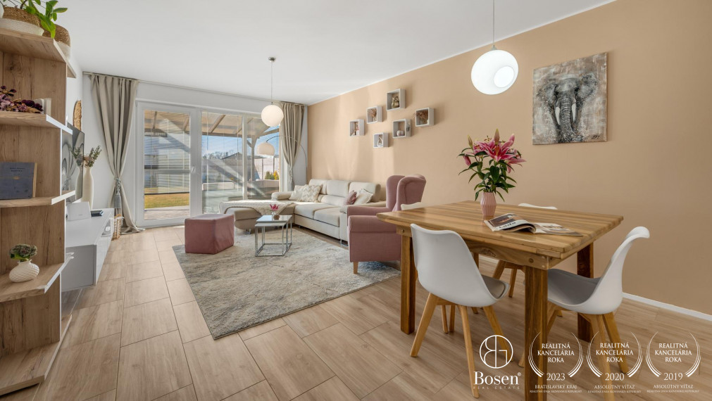 BOSEN | 3 izbový byt v dvojdome s garážou