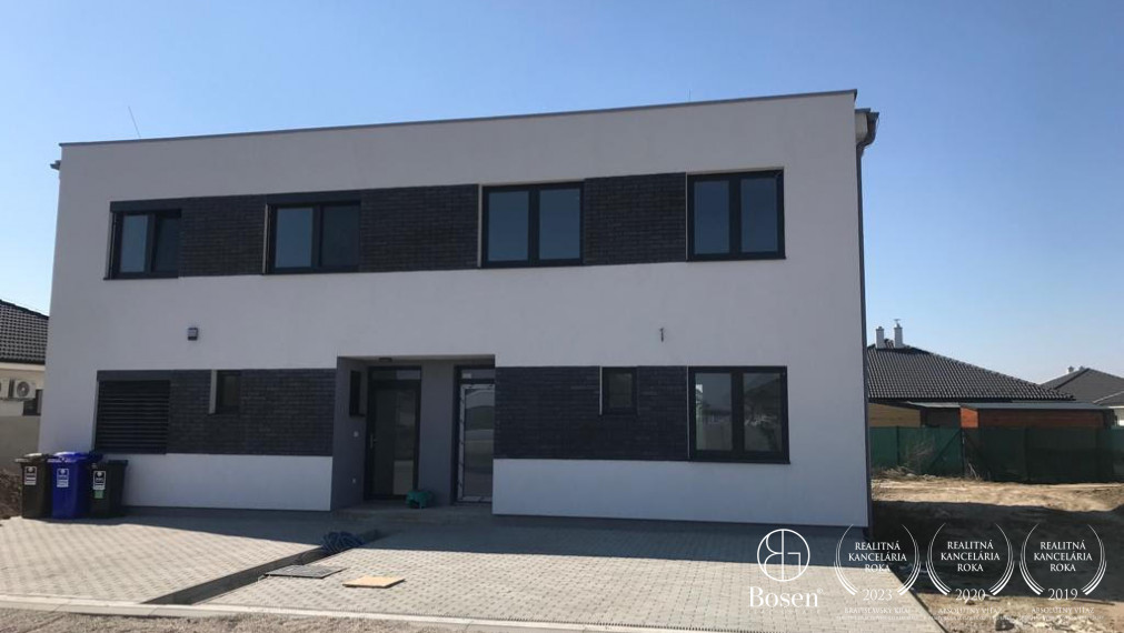 BOSEN | 4 izbový  byt dvojdome - skolaudovaný  s rekuperáciou pri Bille  - Miloslavov