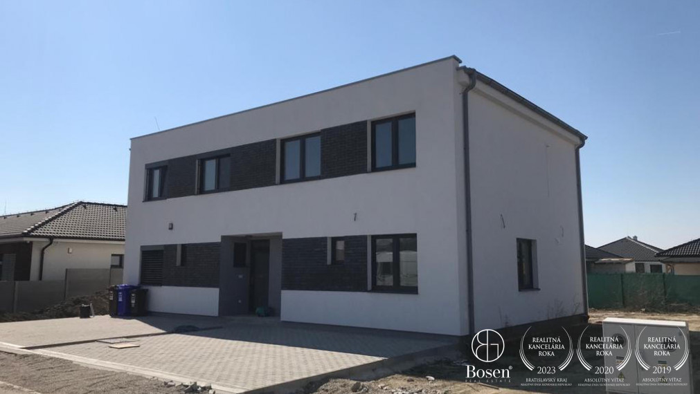 BOSEN | 4 izbový  byt dvojdome - skolaudovaný  s rekuperáciou pri Bille  - Miloslavov