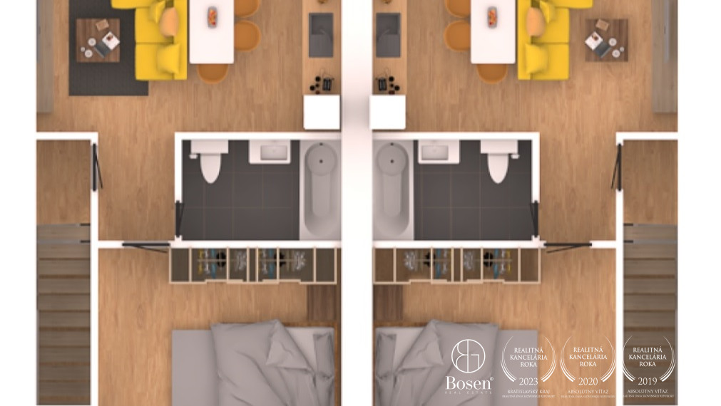 BOSEN | 2 izb. BYTY s balkónom