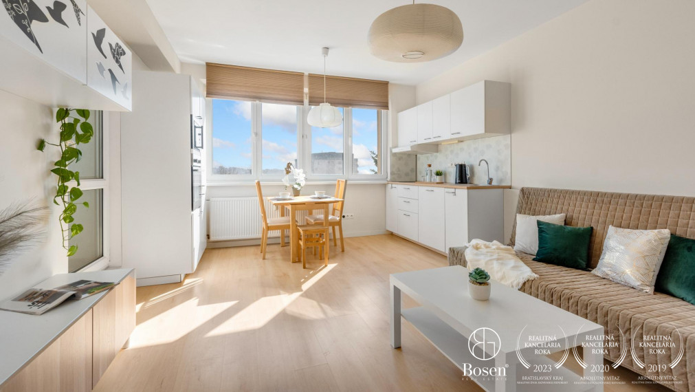 PREDANÉ: BOSEN | Zariadený 1 izb. byt so spacím kútom, ul. Ľ. Fullu, Karlova Ves, 36 m2