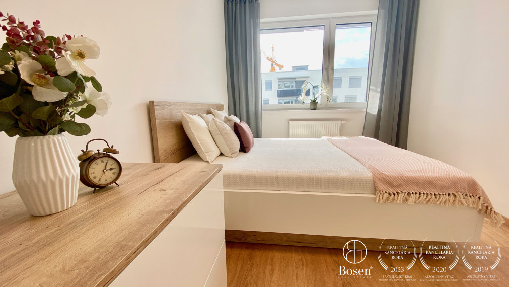 BOSEN | Prenájom 2 izbový byt s loggiou, Nuppu, Bratislava m.č. Ružinov
