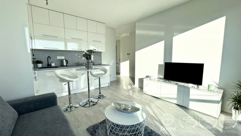 BOSEN | Prenájom moderný 2 izbový byt s terasou, EINPARK, Bratislava - m.č. Petržalka, 47 m2