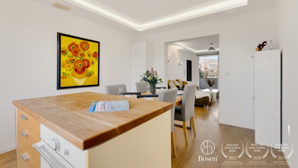 BOSEN | Slnečný 4i byt v Líščom údolí s garážou, Donnerova, Karlova Ves, 99 m2