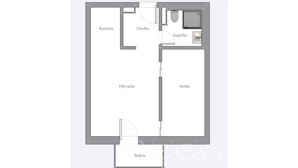 BOSEN | Prenájom 2 izbového bytu v projekte Domy Kramáre