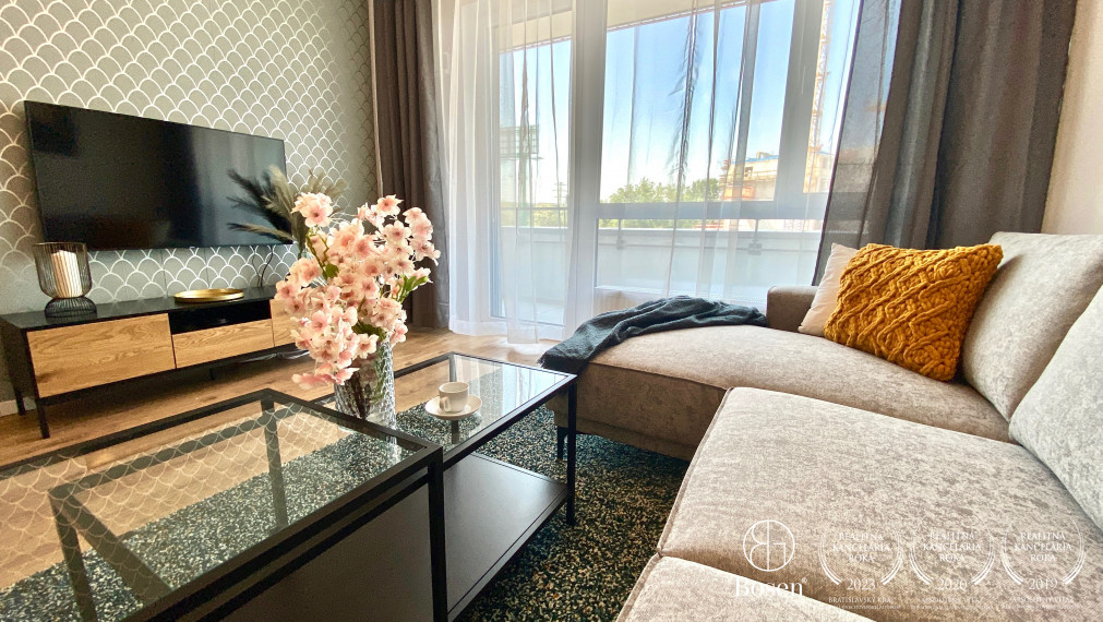 BOSEN | Prenájom 2 izbový byt s 2 parkovacími státiami v novostavbe NUPPU