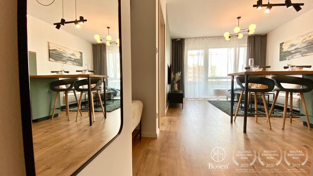 BOSEN | Prenájom 2 izbový byt s 2 parkovacími státiami v novostavbe NUPPU