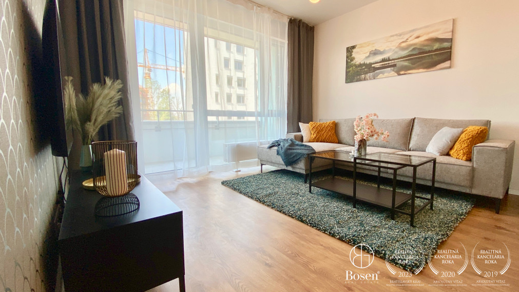 BOSEN | Prenájom 2 izbový byt s 2 parkovacími státiami v novostavbe NUPPU