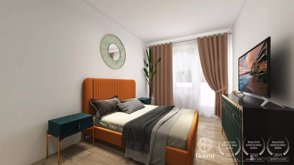 BOSEN | 2,5 izbový byt na predaj s dvoma balkónmi, Sibírska - Bratislava