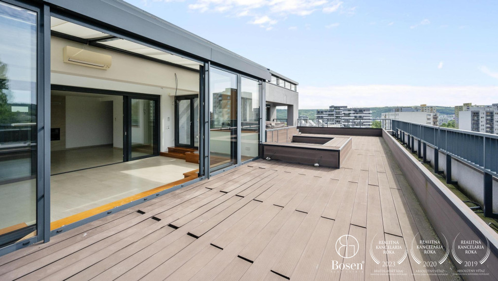 BOSEN | Veľkometrážny 3 izbový byt s terasou a zimnou záhradou, Martina Granca - Dúbravka, 305m2