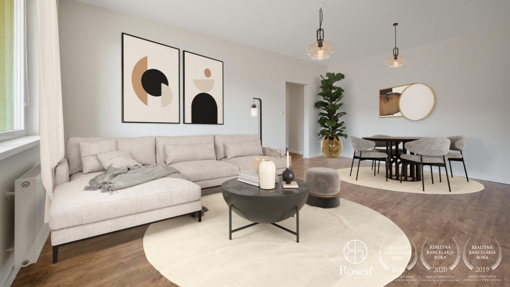 PREDANÉ: BOSEN | Zrekonštruovaný 3 izb. byt., Ľ. Fullu, Karlova Ves, 76 m2