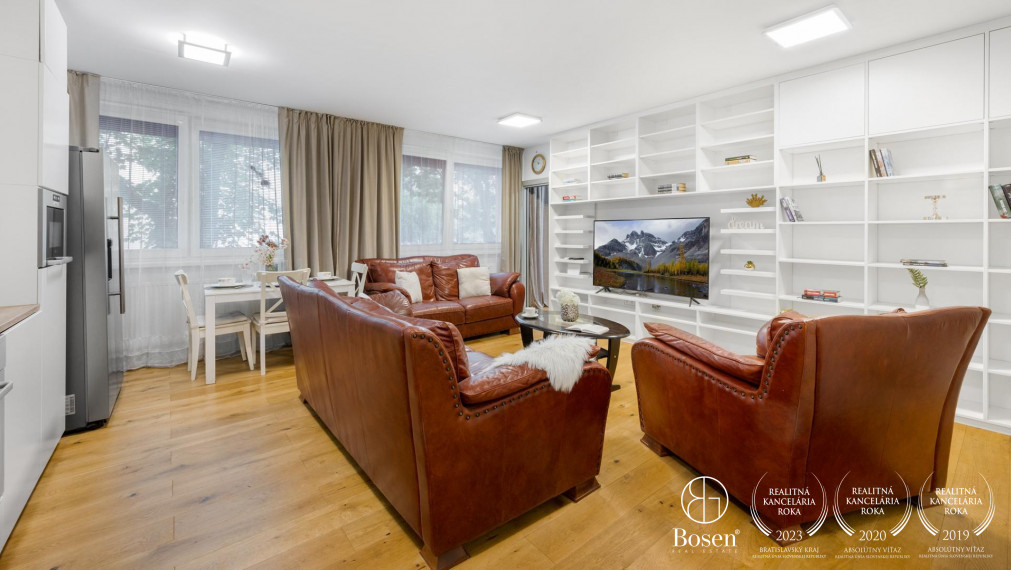 BOSEN | Priestranný 3 izbový byt v tichej lokalite m.č. Ružinov - Trnávka, ulica Banšelova, 82 m2