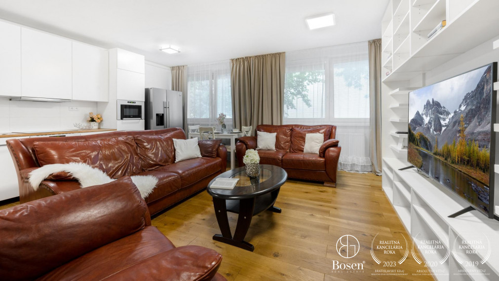 BOSEN | Priestranný 3 izbový byt v tichej lokalite m.č. Ružinov - Trnávka, ulica Banšelova, 82 m2