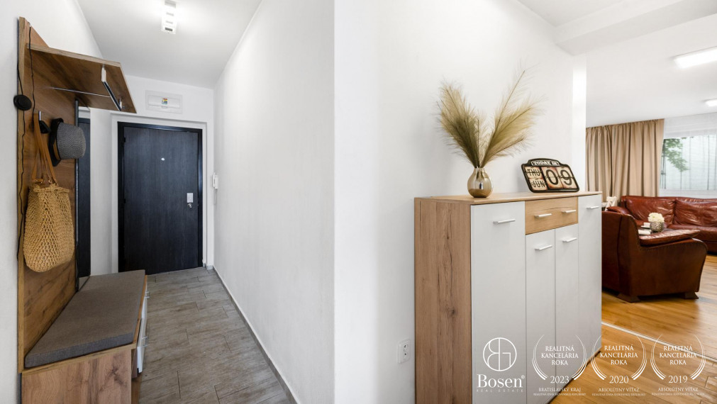 BOSEN | Priestranný 3 izbový byt v tichej lokalite m.č. Ružinov - Trnávka, ulica Banšelova, 82 m2